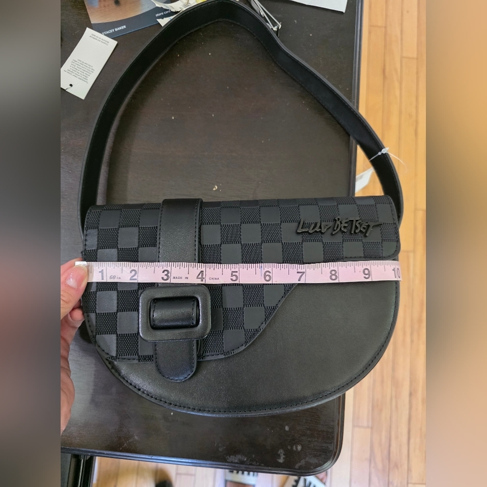 Betsey Johnson Checkered Shoulder Bag - Picture 5 of 8